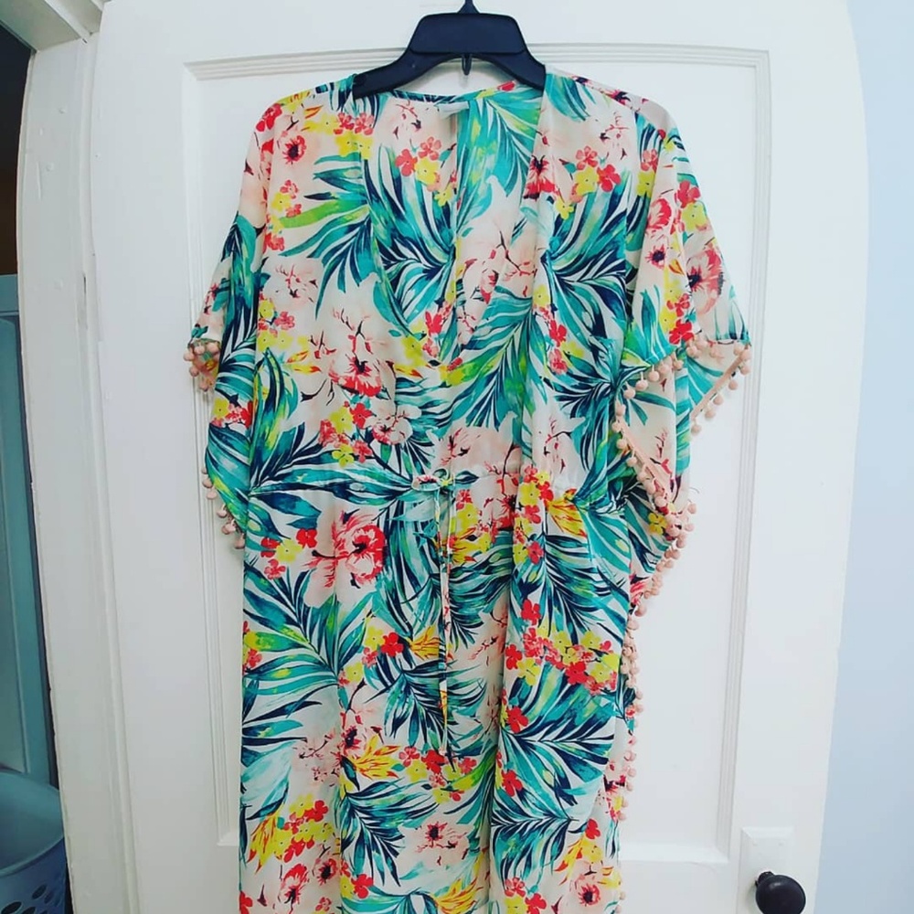 Tropical Swimsuit Cover Up